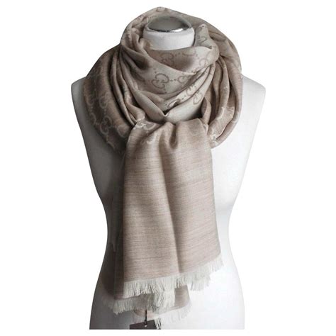 gucci beige scarf|conscious Gucci scarf.